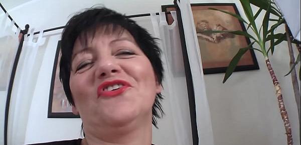 Casting Porn - Petra fucks first Dildo after Blowjob